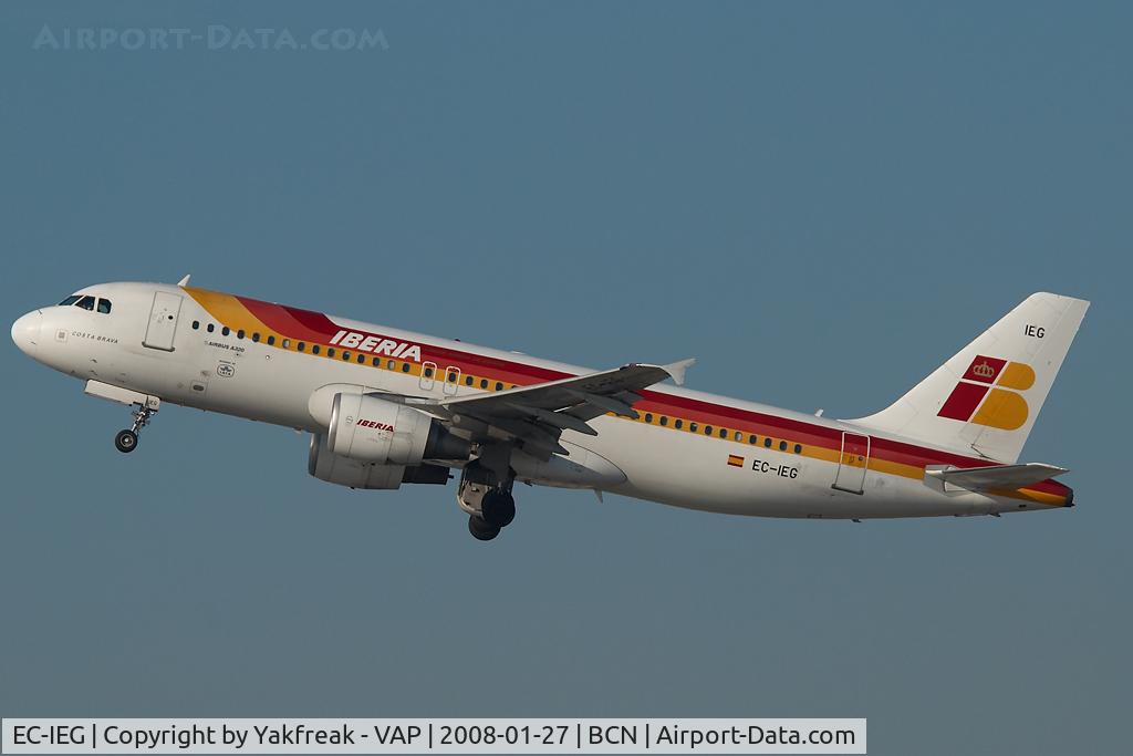 EC-IEG, 2001 Airbus A320-214 C/N 1674, Iberia Airbus 320