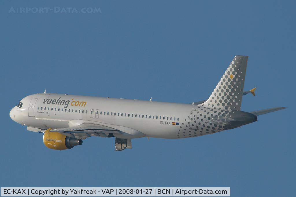 EC-KAX, 2007 Airbus A320-214 C/N 3040, Vueling Airbus 320