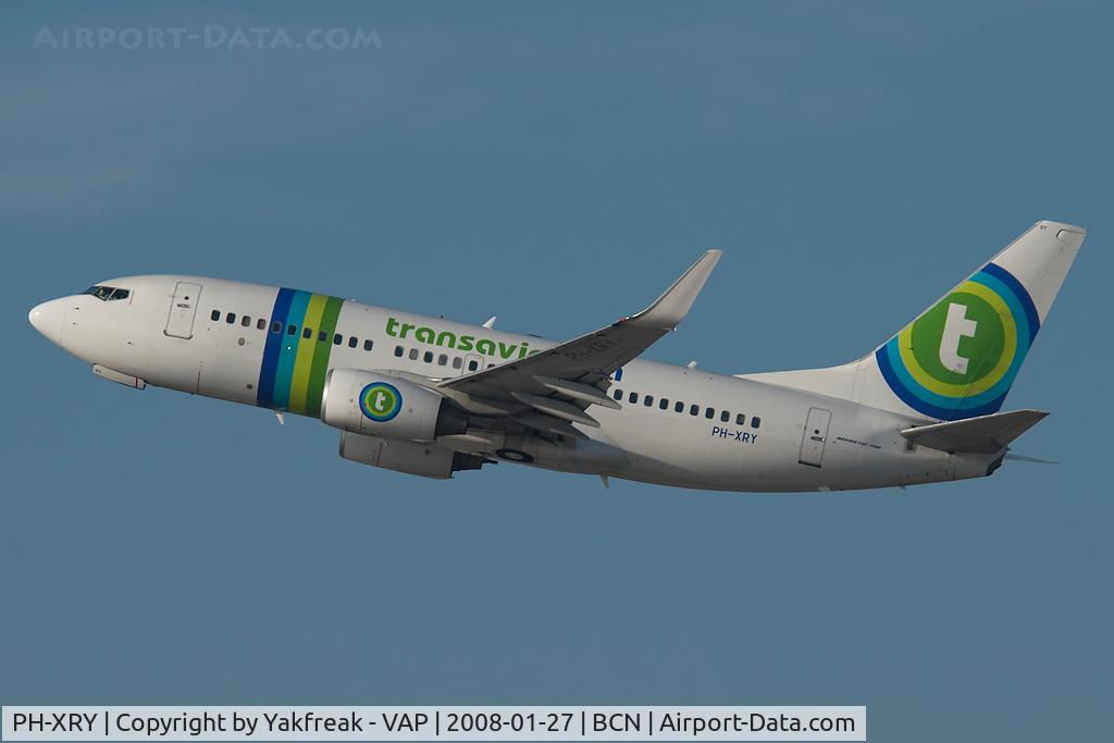 PH-XRY, 2003 Boeing 737-7K2 C/N 33463, Transavia Boeing 737-700