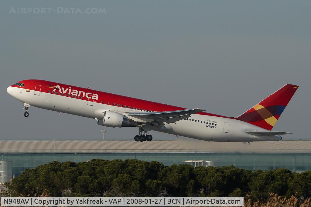 N948AV, 1991 Boeing 767-3Y0 C/N 24948, Avianca Boeing 767-300