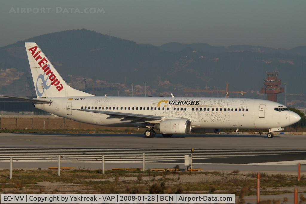 EC-IVV, 2000 Boeing 737-883 C/N 28323, Air Europa Boeing 737-800