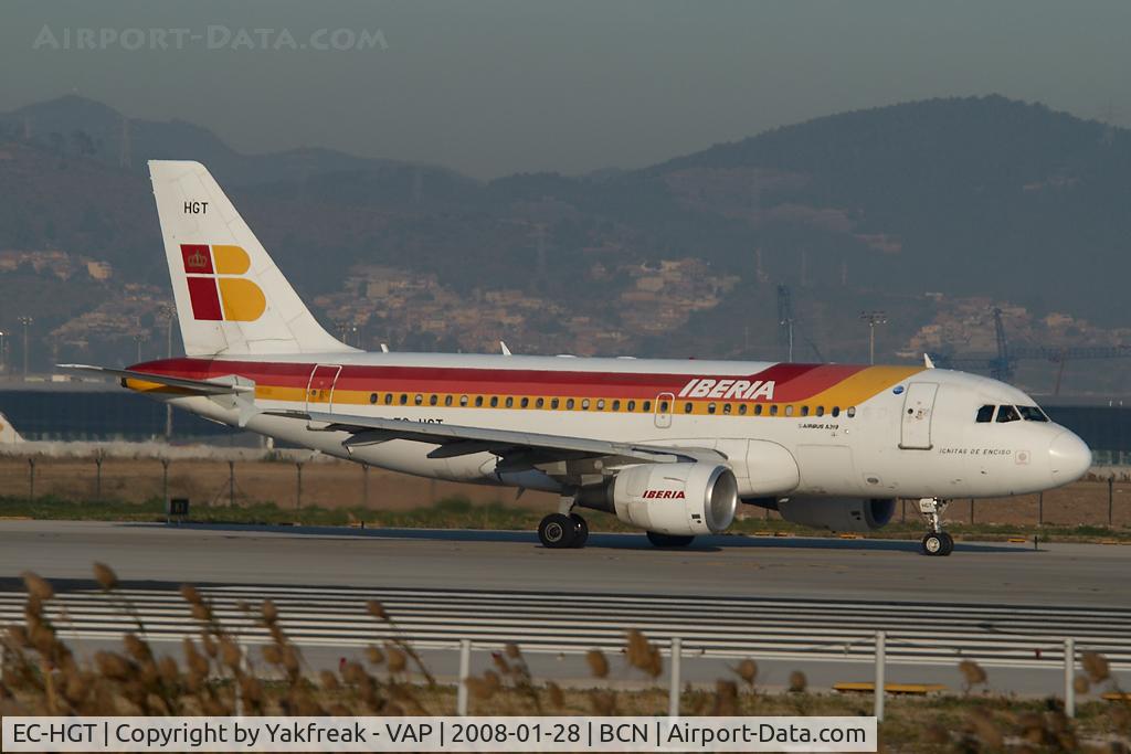EC-HGT, 2000 Airbus A319-111 C/N 1247, Iberia Airbus 319