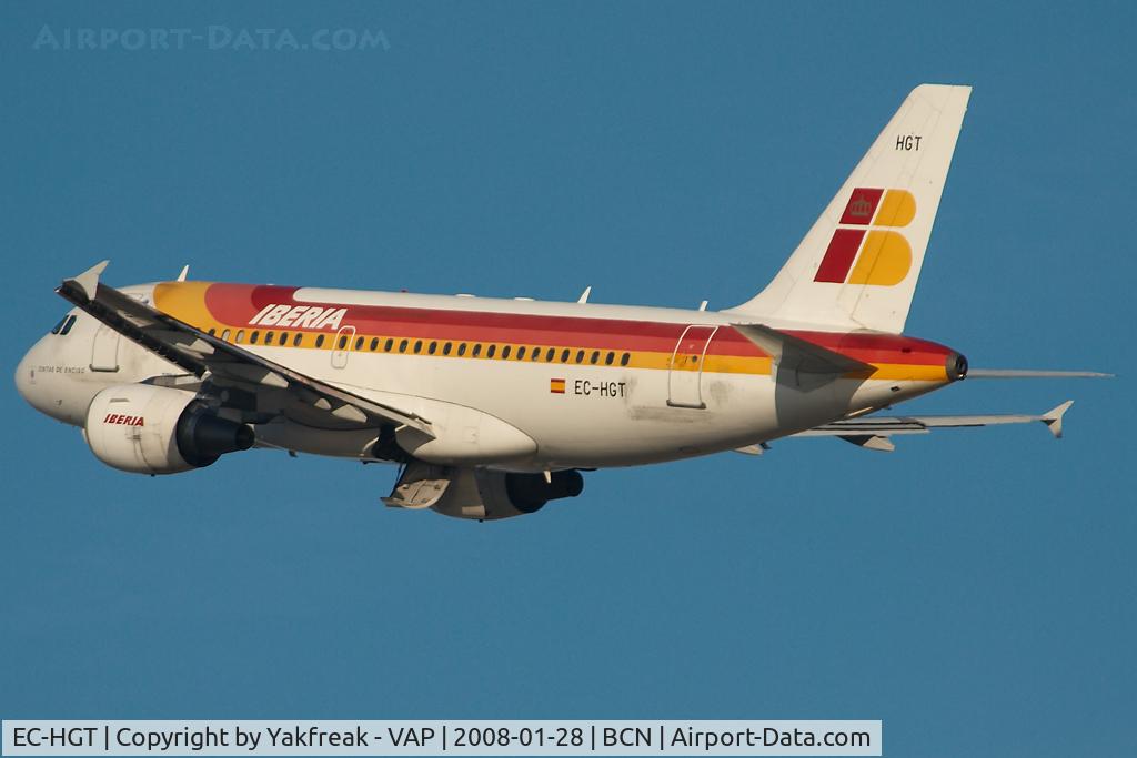 EC-HGT, 2000 Airbus A319-111 C/N 1247, Iberia Airbus 319
