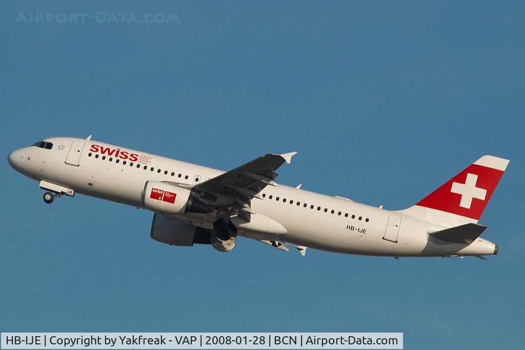 HB-IJE, 1995 Airbus A320-214 C/N 559, Swiss Airbus 320