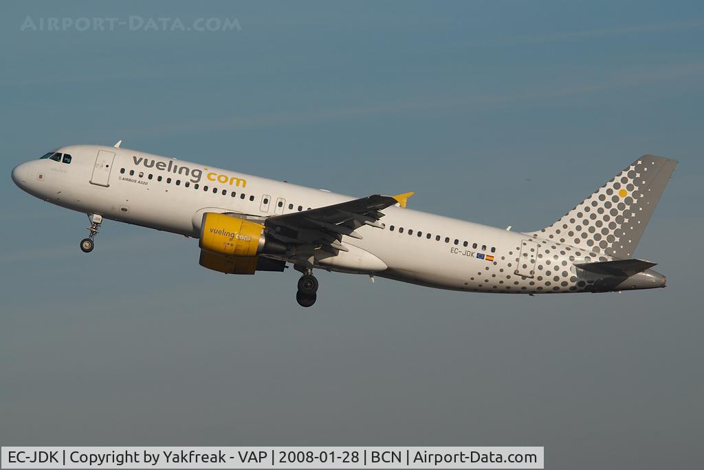 EC-JDK, 2002 Airbus A320-214 C/N 1769, Vueling Airbus 320