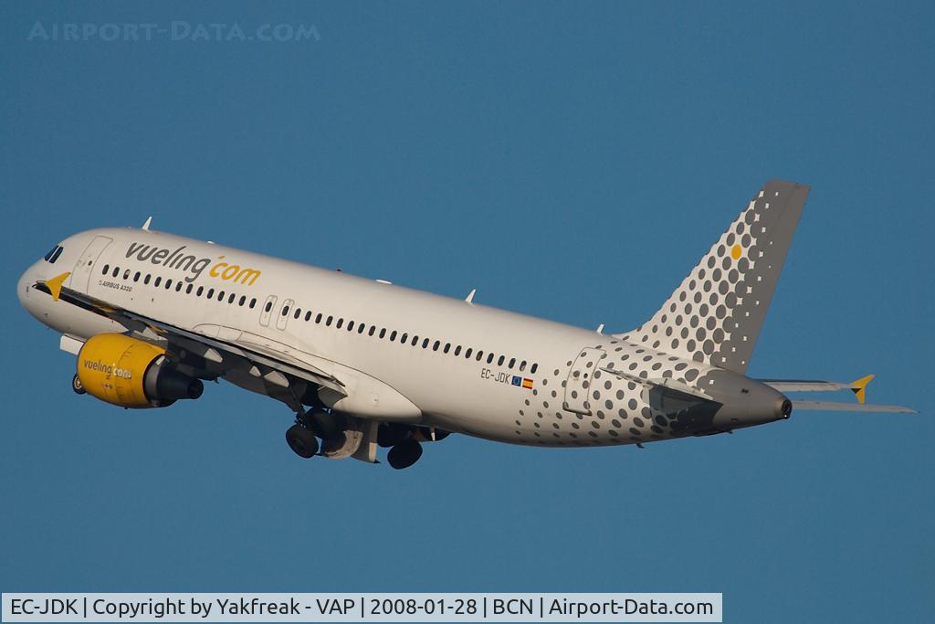 EC-JDK, 2002 Airbus A320-214 C/N 1769, Vueling Airbus 320