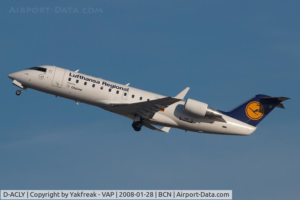 D-ACLY, 1996 Canadair CRJ-200LR (CL-600-2B19) C/N 7119, Lufthansa Regionaljet