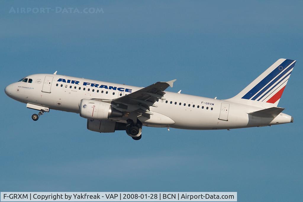 F-GRXM, 2006 Airbus A319-111 C/N 2961, Air France Airbus 319