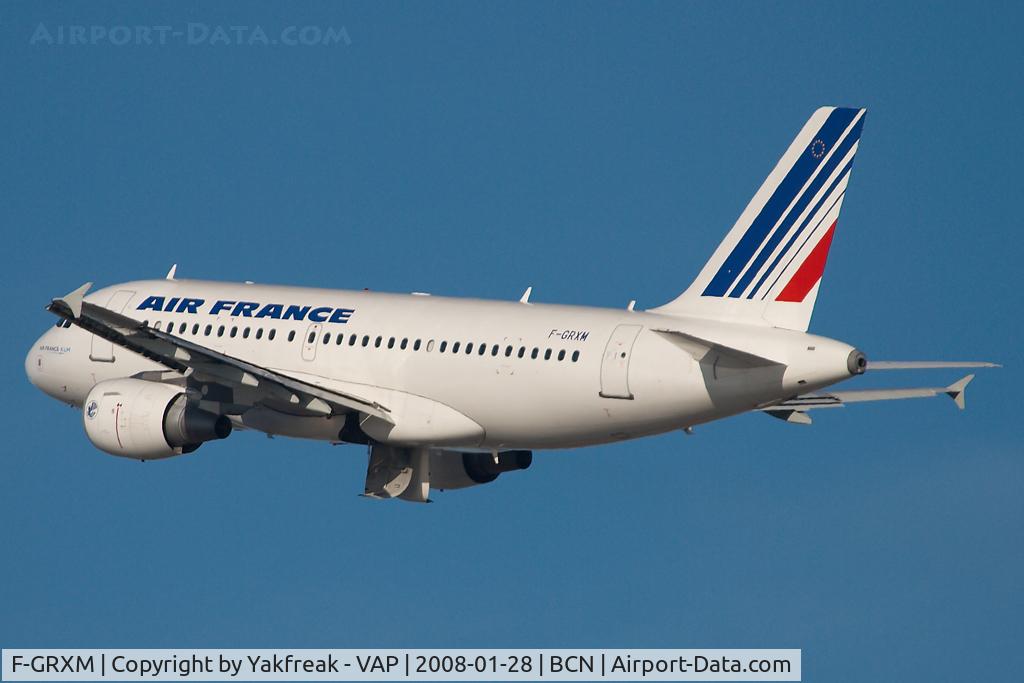 F-GRXM, 2006 Airbus A319-111 C/N 2961, Air France Airbus 319