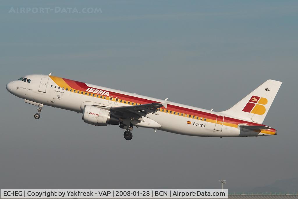 EC-IEG, 2001 Airbus A320-214 C/N 1674, Iberia Airbus 320