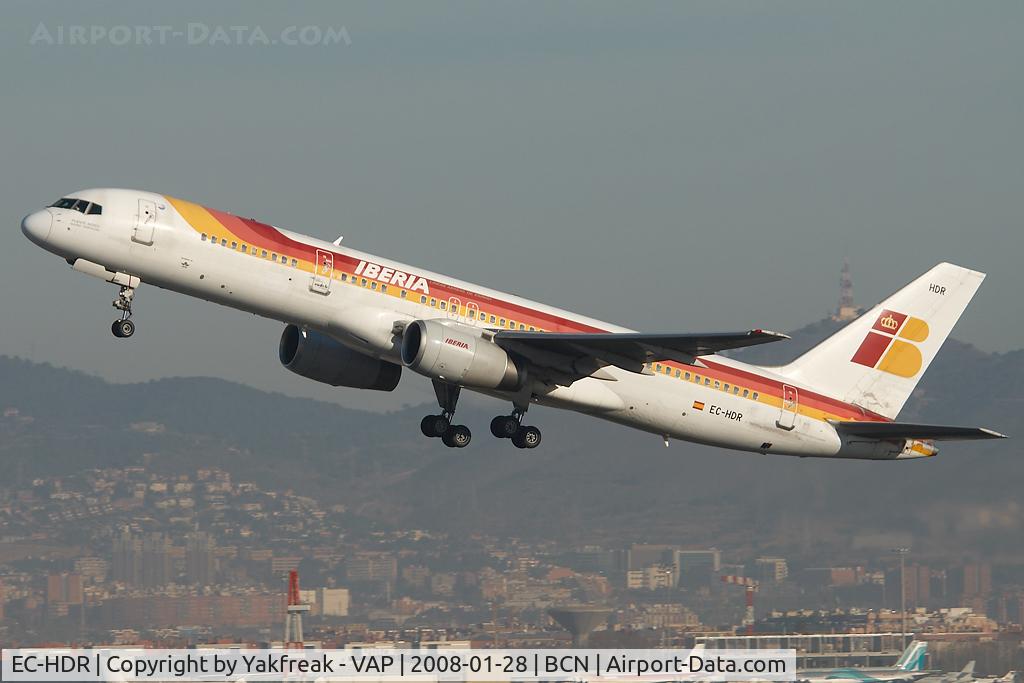 EC-HDR, 1999 Boeing 757-256 C/N 26251, Iberia Boeing 757-200