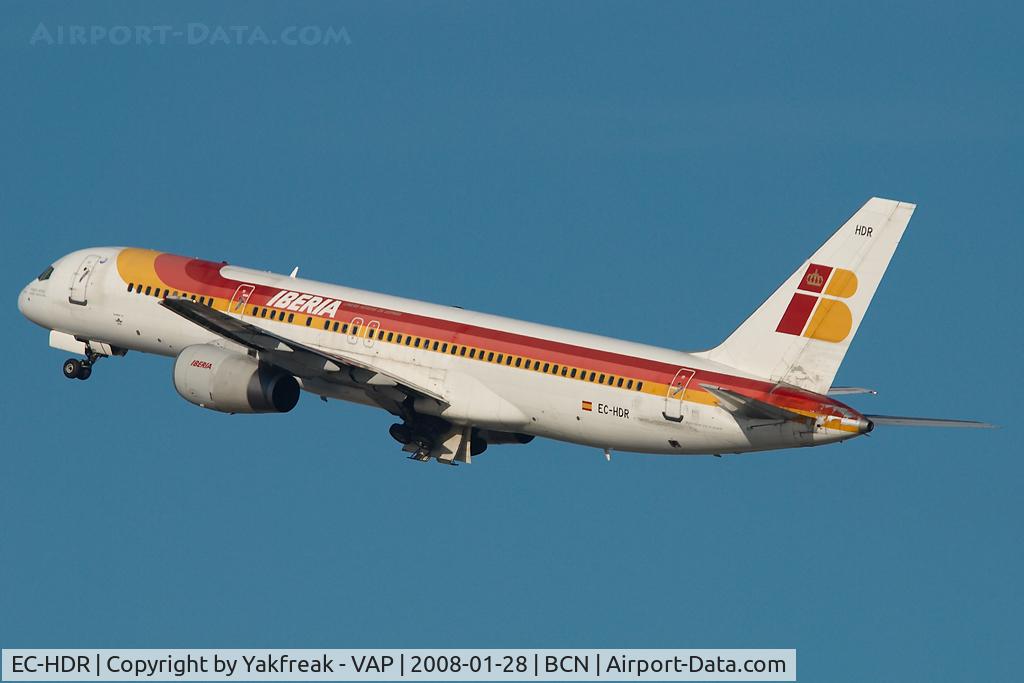 EC-HDR, 1999 Boeing 757-256 C/N 26251, Iberia Boeing 757-200