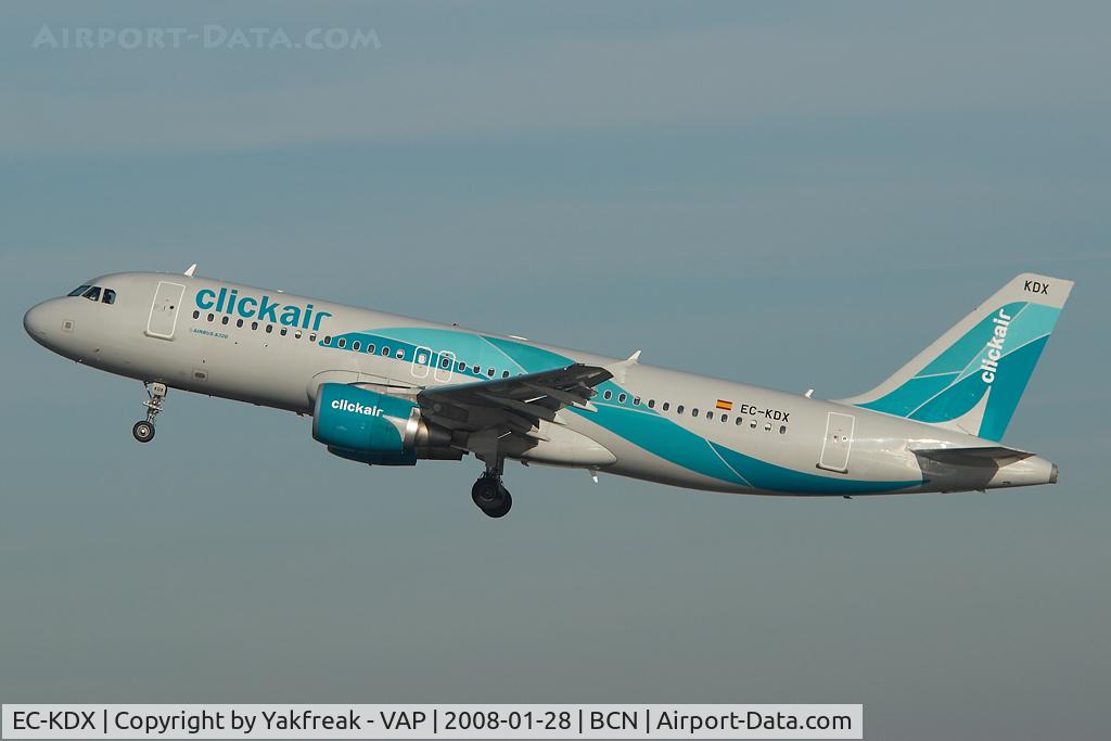 EC-KDX, 2007 Airbus A320-216 C/N 3151, Clickair Airbus 320