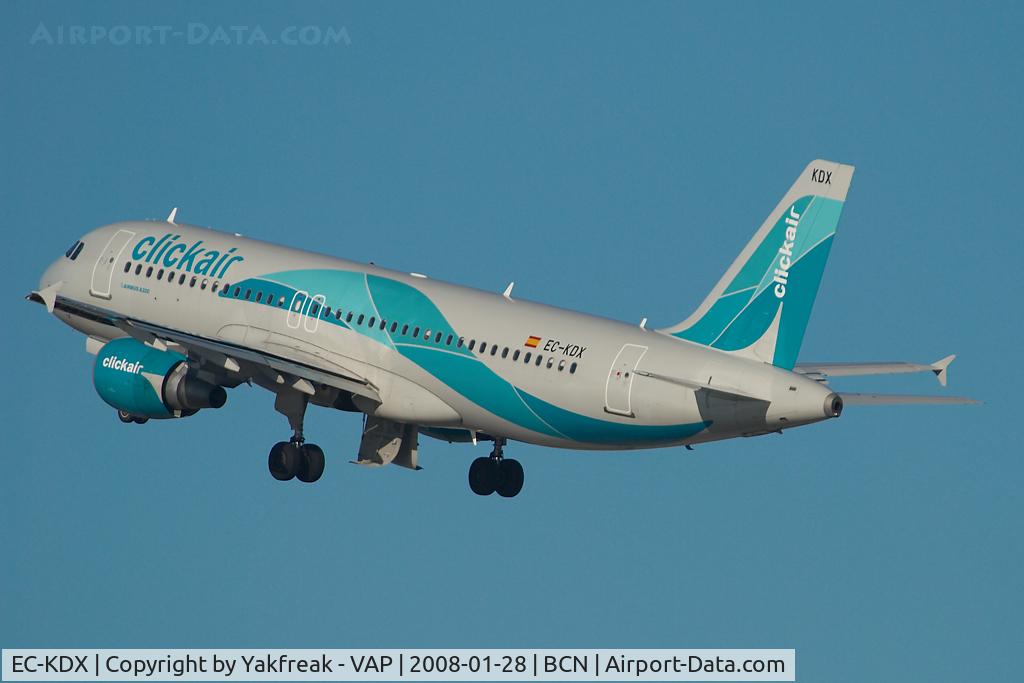 EC-KDX, 2007 Airbus A320-216 C/N 3151, Clickair Airbus 320