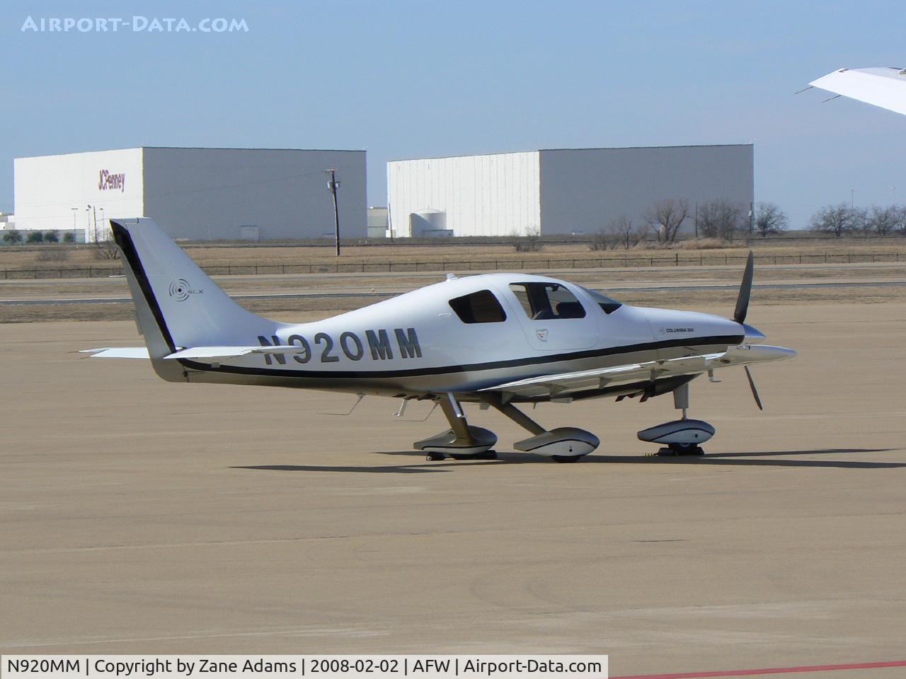 N920MM, 2007 Columbia Aircraft Mfg LC42-550FG C/N 42558, At Alliance Ft Worth