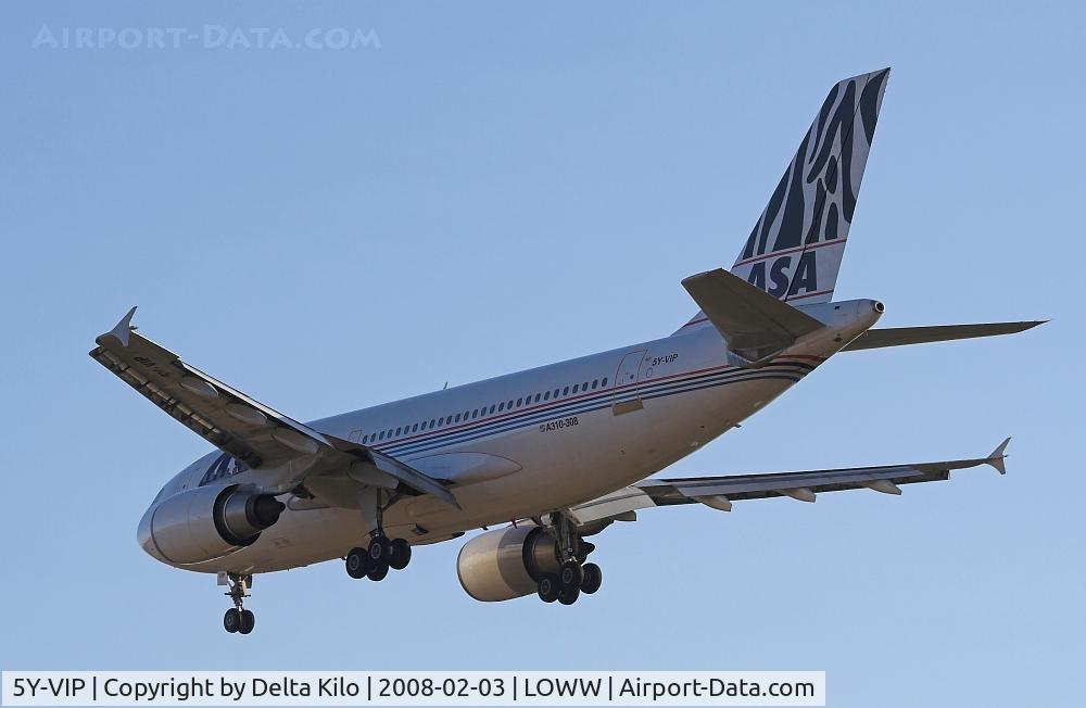 5Y-VIP, 1991 Airbus A310-308 C/N 620, Tunisair