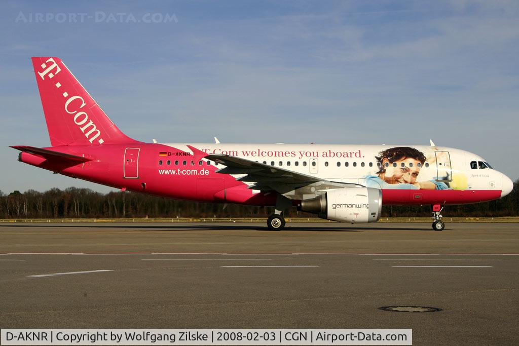 D-AKNR, 2000 Airbus A319-112 C/N 1209, visitor