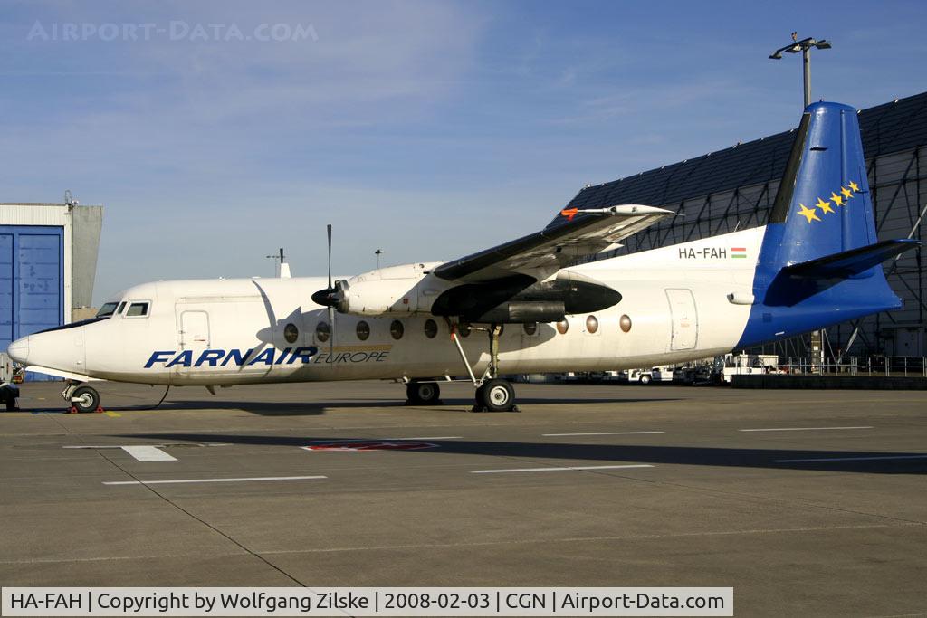 HA-FAH, 1983 Fokker F-27-500 Friendship C/N 10634, visitor