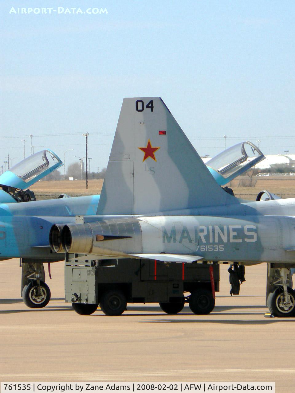 761535, Northrop F-5N Tiger II C/N L.1010, Marine F-5 Agressor of VMFT-401 at Alliance Fort Worth