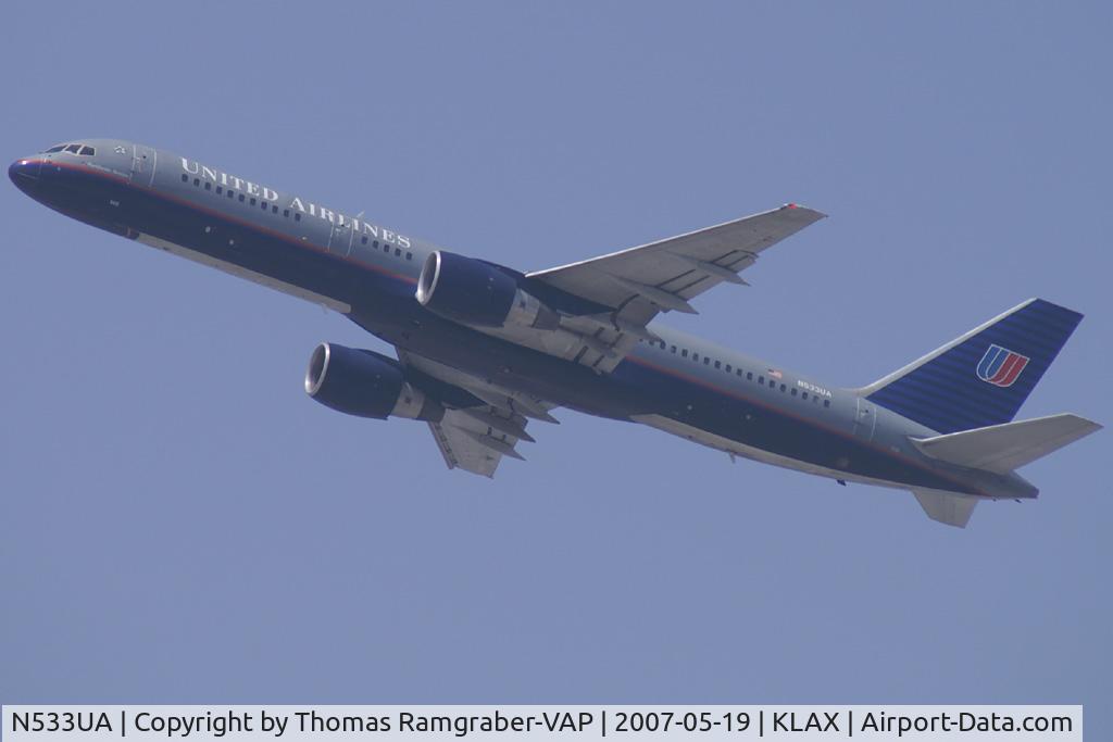 N533UA, 1991 Boeing 757-222 C/N 25073, United Airlines Boeing 757-200