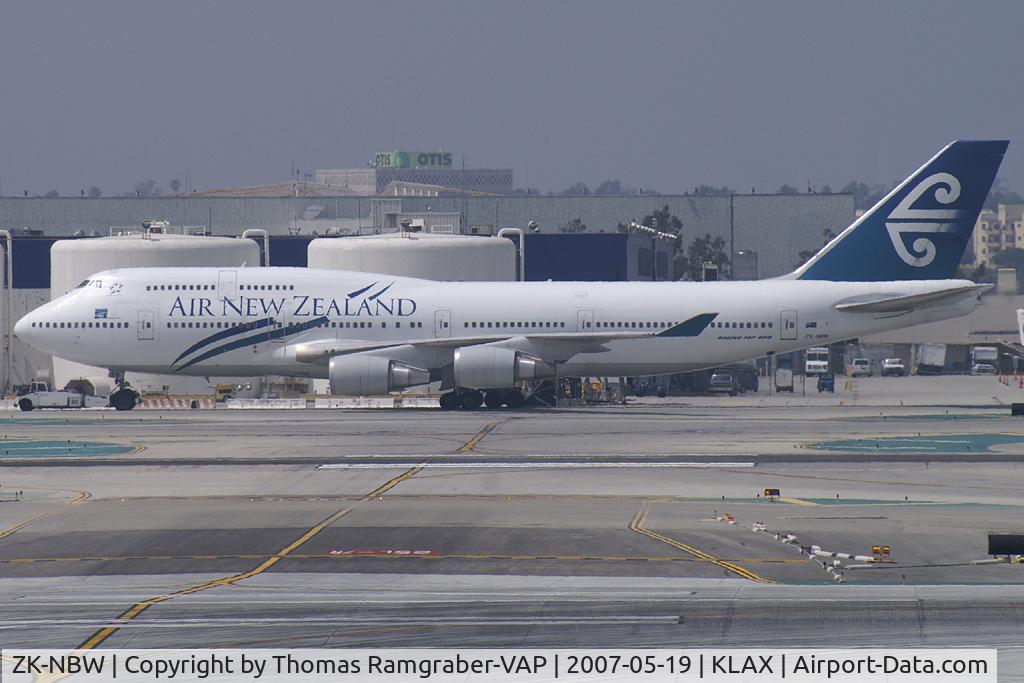 ZK-NBW, 1999 Boeing 747-419BDS(F) C/N 29375, Air New Zealand Boeing 747-400