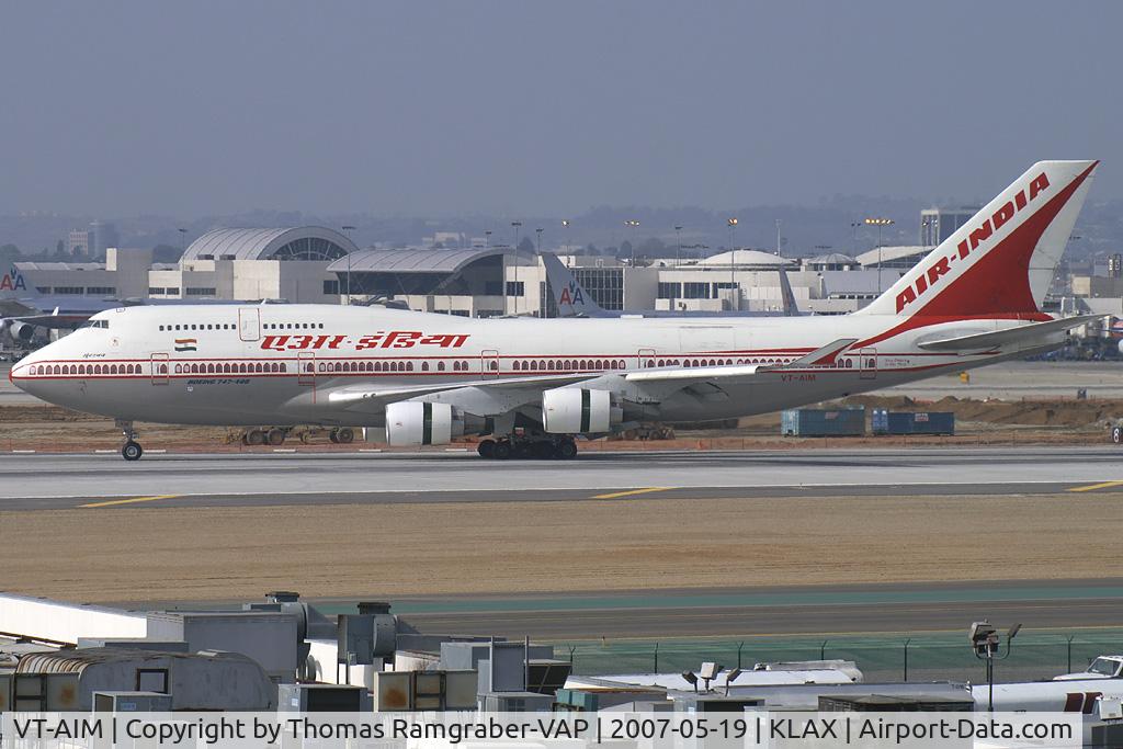 VT-AIM, 1991 Boeing 747-433 C/N 25074, Air India Boeing 747-400