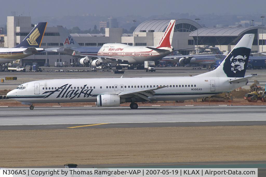N306AS, 2001 Boeing 737-990 C/N 30014, Alaska Airlines Boeing 737-900