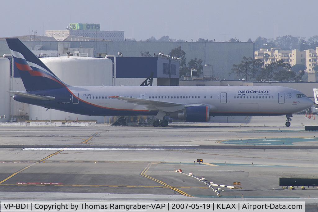 VP-BDI, 1999 Boeing 767-38A C/N 29618, Aeroflot - Russian International Airlines Boeing 767-300