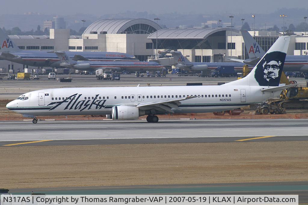 N317AS, 2003 Boeing 737-990 C/N 30856, Alaska Airlines Boeing 737-900