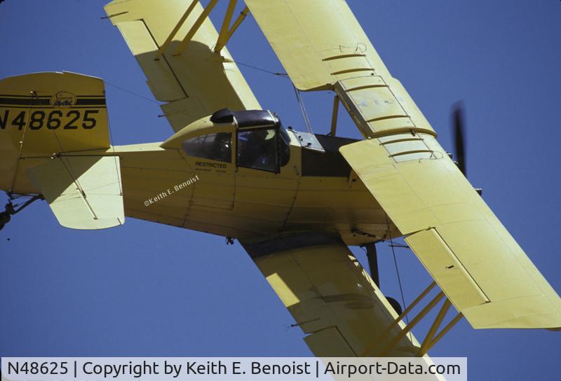 N48625, 1976 Grumman-Schweizer G-164B C/N 90B, Starboard side, full frame, planting rice