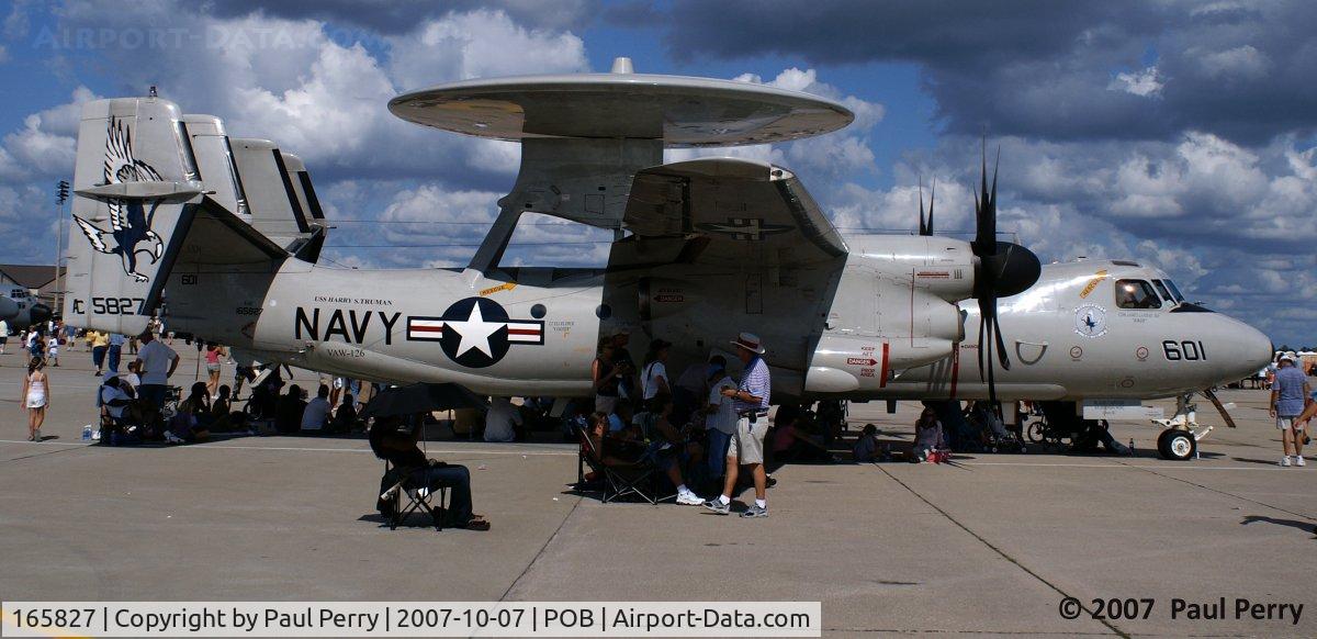 165827, Northrop Grumman E-2C Hawkeye C/N A-198, The Hummer on display