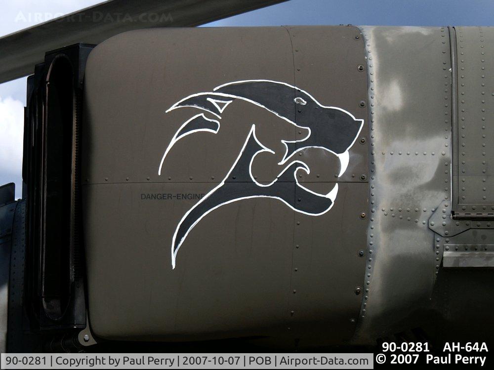 90-0281, McDonnell Douglas AH-64A Apache C/N PV677, So far, she's the only one with that panther head...sweet rendition