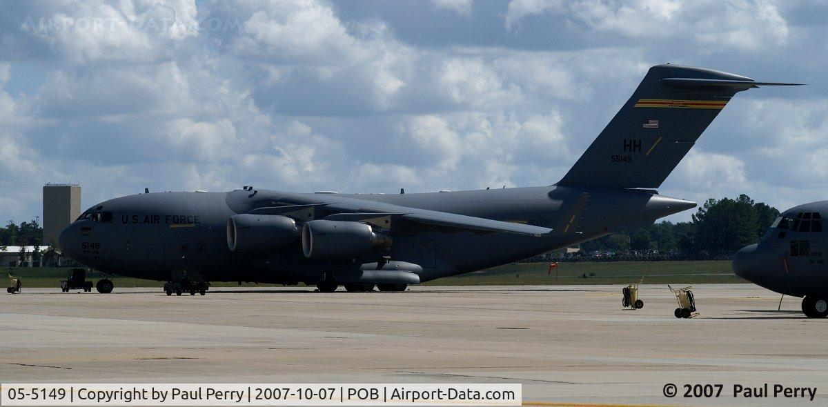 05-5149, 2005 Boeing C-17A Globemaster III C/N P-149, Long way to go...all the way from Hawaii