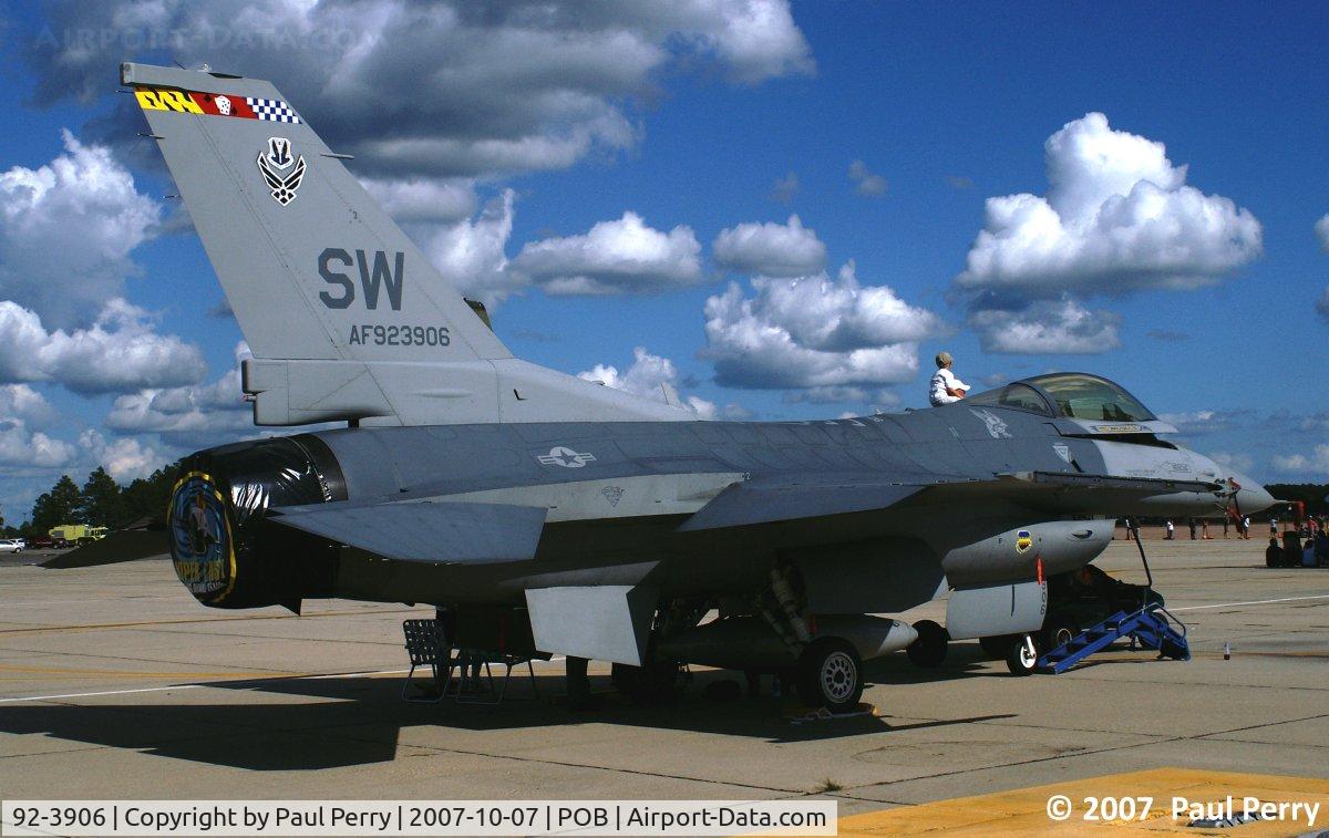 92-3906, 1992 Lockheed F-16CJ Fighting Falcon C/N CC-148, One of Shaw's Demo birds