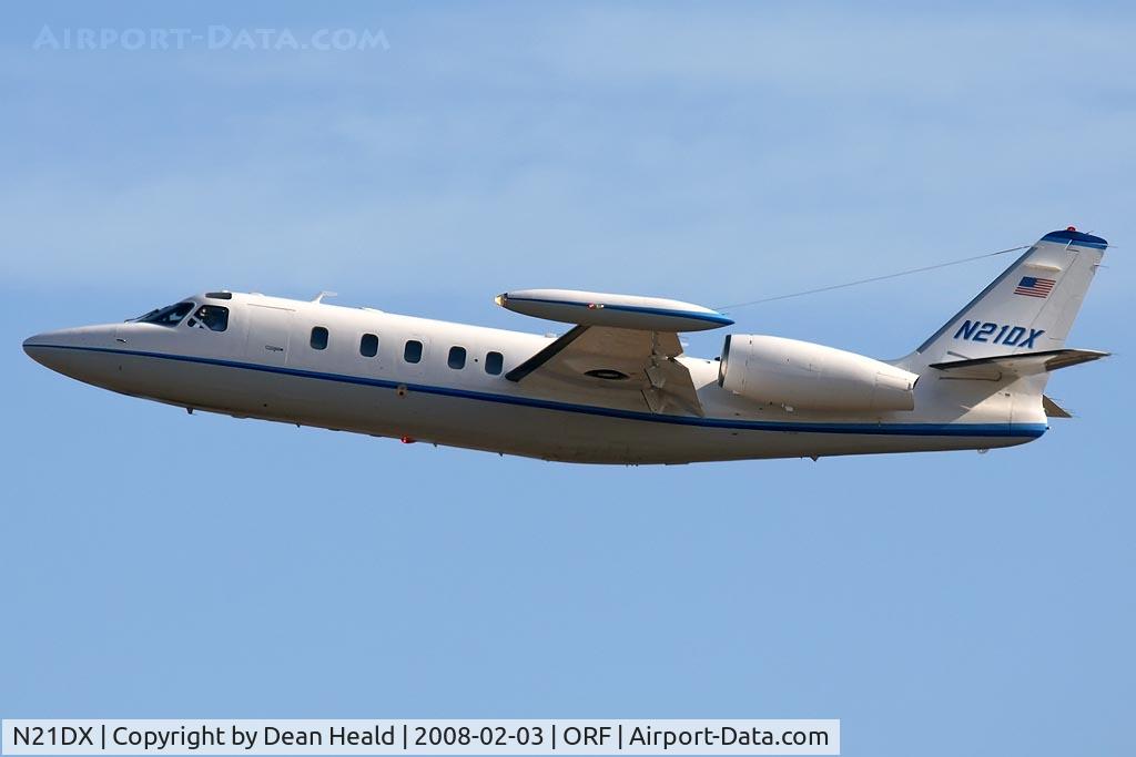 N21DX, 1979 Israel Aircraft Industries 1124 C/N 269, Deeluxe Transport II LLC's 1979 Israel Aircraft Industries 1124 Westwind N21DX climbing out from RWY 5 enroute to Wilkes-Barre/Scranton Int'l (KAVP).