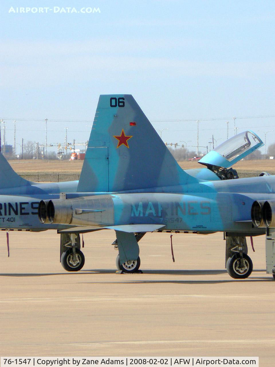 76-1547, 1976 Northrop F-5E Tiger II C/N L.1022, Marine F-5 Agressor of VMFT-401 at Alliance Fort Worth