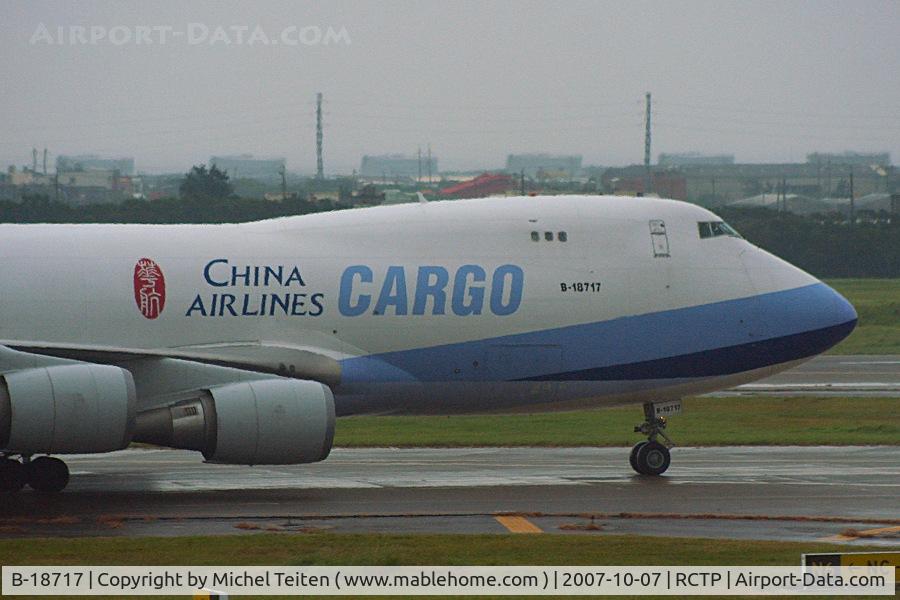 B-18717, 2004 Boeing 747-409F/SCD C/N 30769, China Airlines Cargo