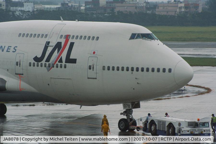 JA8078, 1990 Boeing 747-446 C/N 24870, Japan Airlines