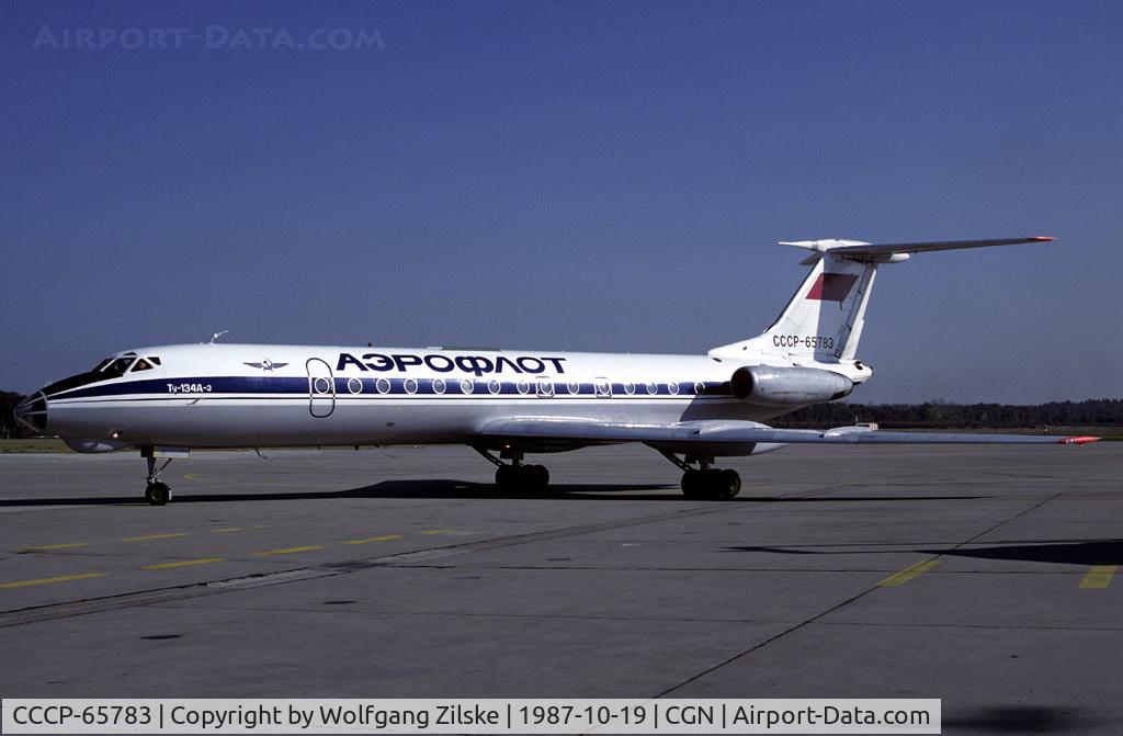 CCCP-65783, 1979 Tupolev Tu-134A-3 C/N 62778, visitor