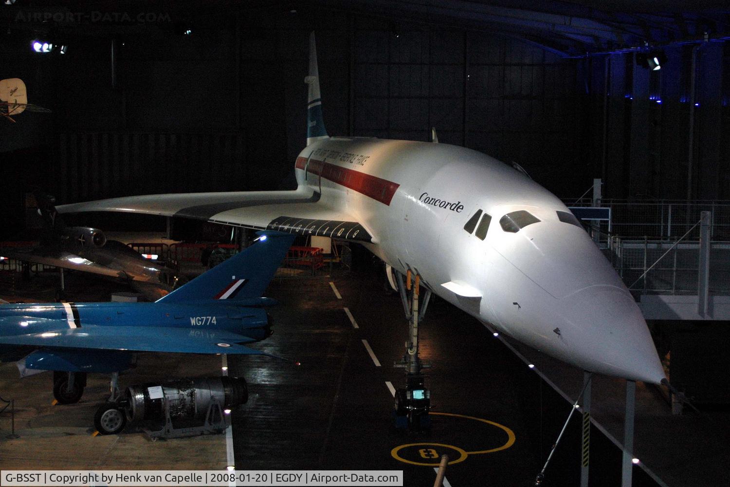 G-BSST, 1966 Aerospatiale-BAC Concorde Prototype C/N 002/13520, Concorde 002 in the Fleet Air Arm Museum, Yeovilton, UK