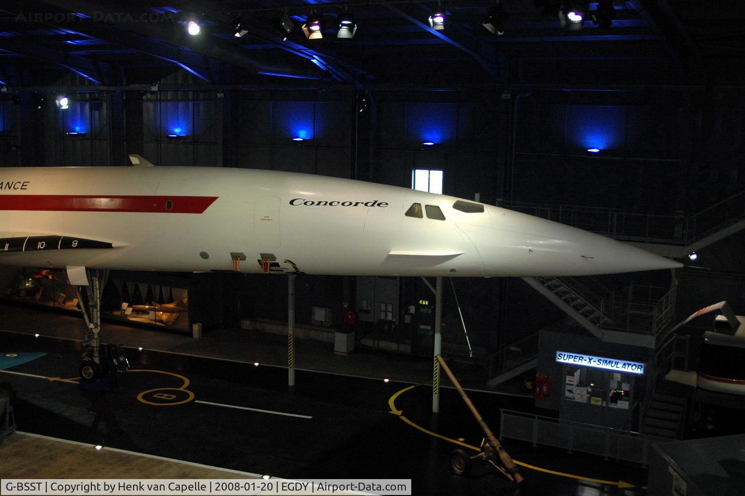 G-BSST, 1966 Aerospatiale-BAC Concorde Prototype C/N 002/13520, Concorde 002 in the Fleet Air Arm Museum, Yeovilton, UK