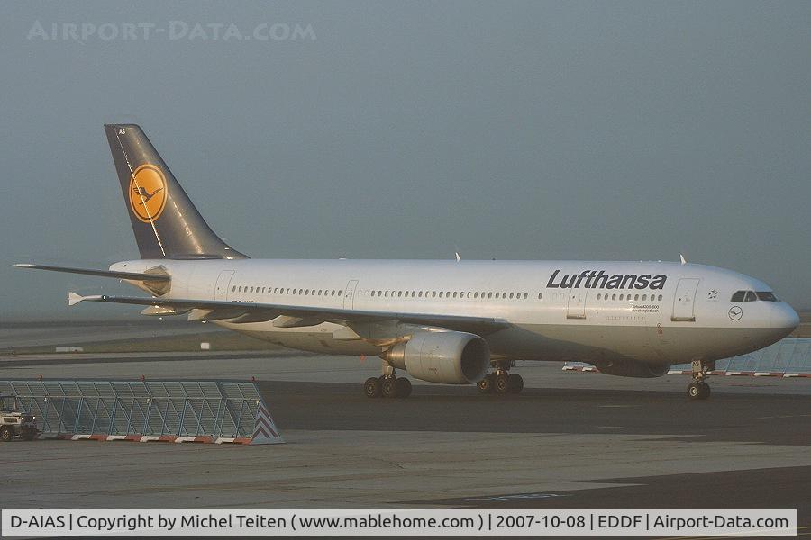 D-AIAS, 1989 Airbus A300B4-603 C/N 553, Lufthansa