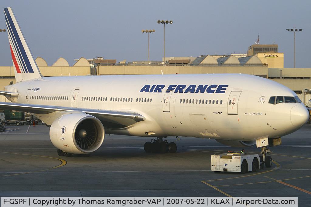 F-GSPF, 1999 Boeing 777-228/ER C/N 29007, Air France Boeing 777-200