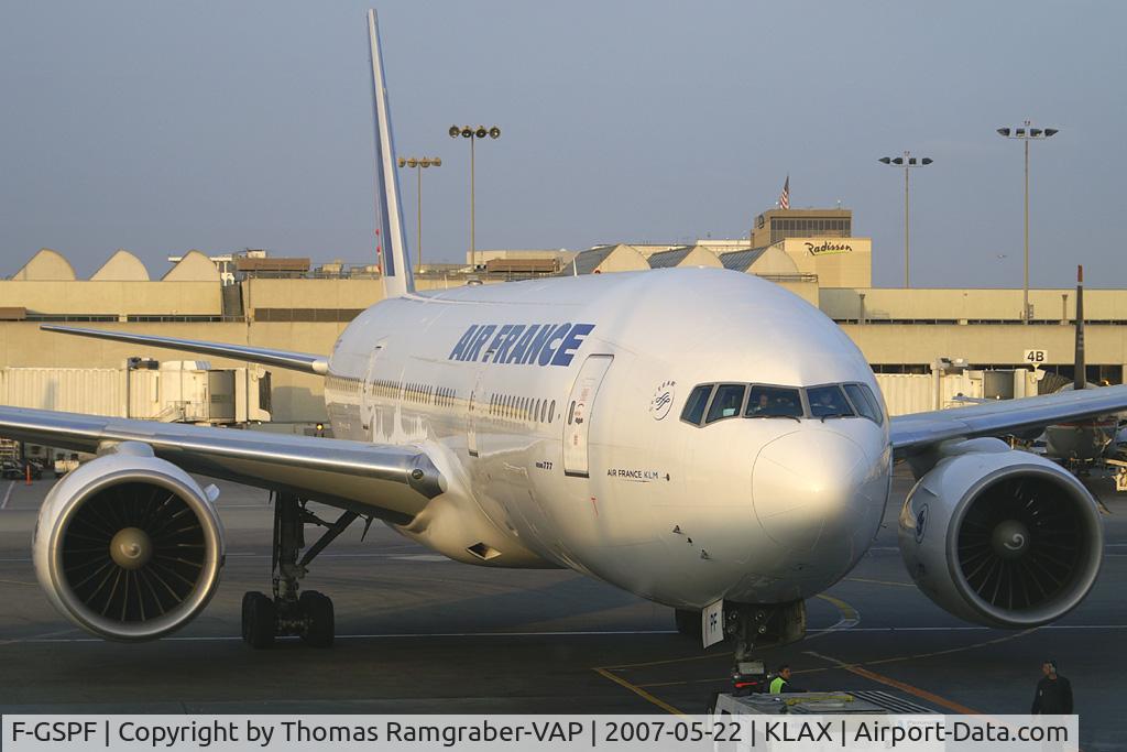 F-GSPF, 1999 Boeing 777-228/ER C/N 29007, Air France Boeing 777-200