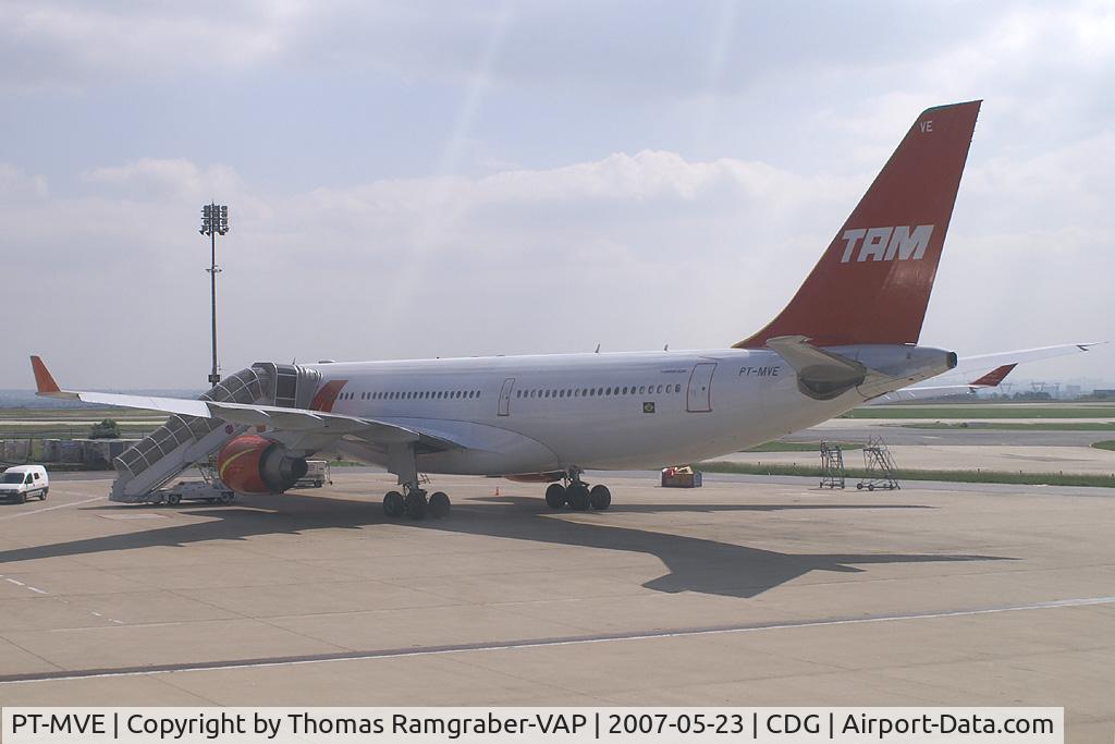 PT-MVE, 2000 Airbus A330-223 C/N 361, TAM Linhas Aereas Airbus A330-200