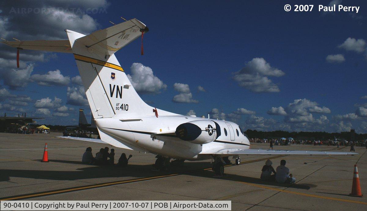 90-0410, 1990 Beechcraft T-1A Jayhawk C/N TT-14, Of the operating bases, I'd guess she was from Vance AFB, going by the tailcode