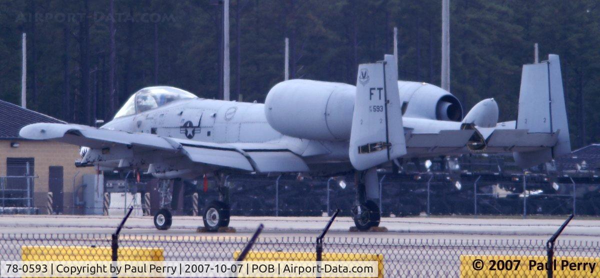 78-0593, 1978 Fairchild Republic A-10A Thunderbolt II C/N A10-0213, Poor girl, being the Ramp Queen has taken its toll