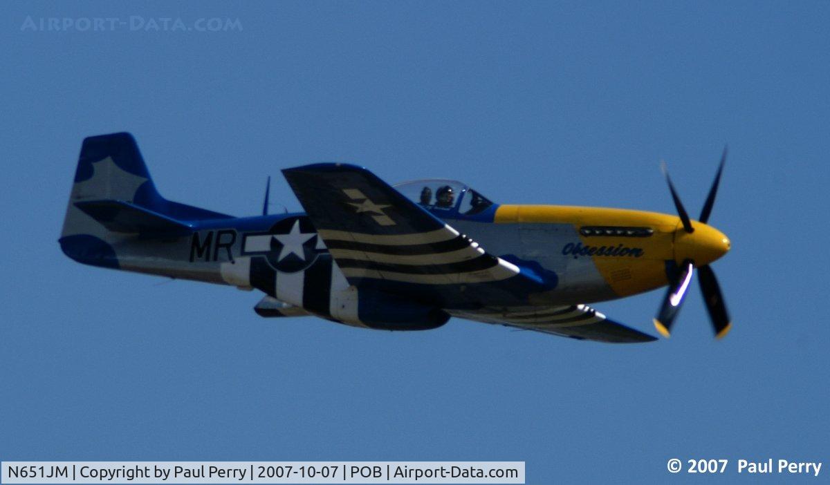 N651JM, 1944 North American/aero Classics P-51D C/N 44-74976, Another pass, striking as usual