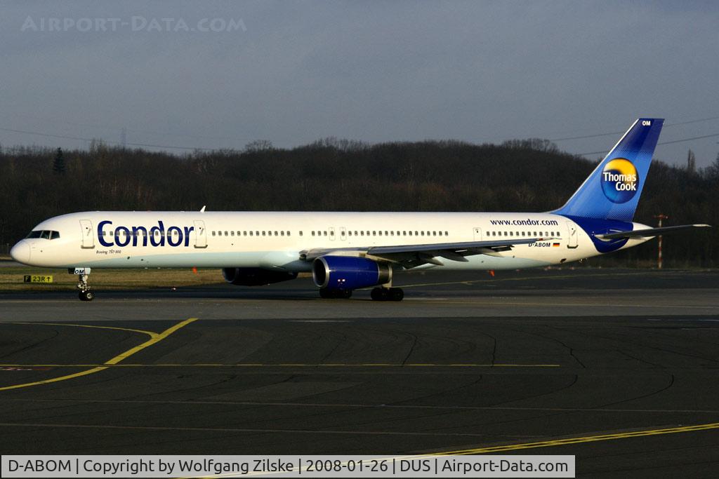 D-ABOM, 2000 Boeing 757-330 C/N 29022, visitor