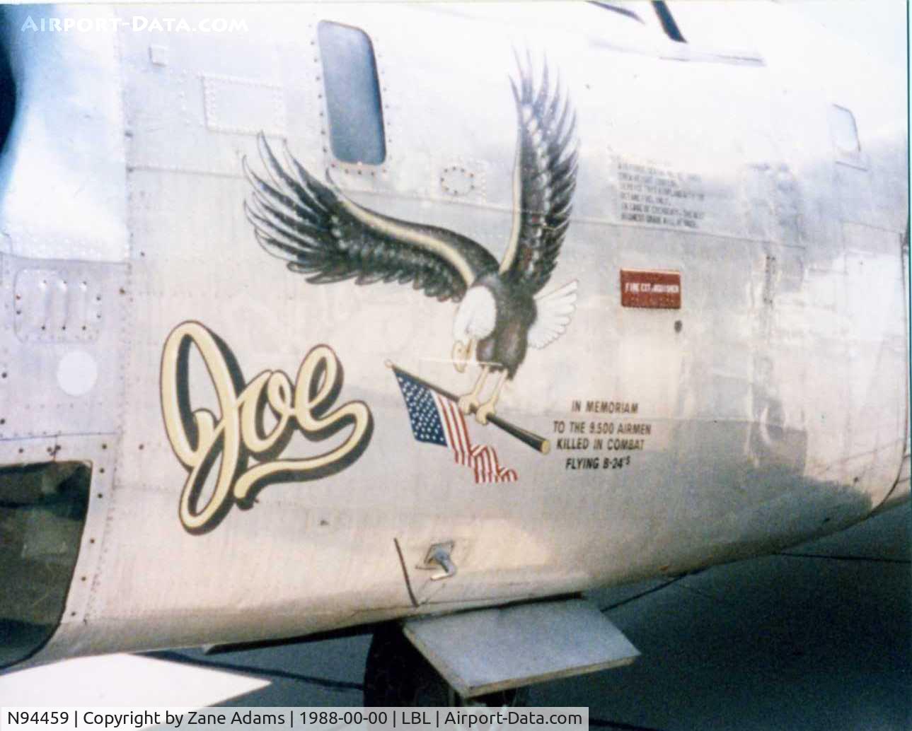 N94459, 1944 Consolidated B-24J Liberator C/N 1567, B-24 Joe at Liberal Kansas